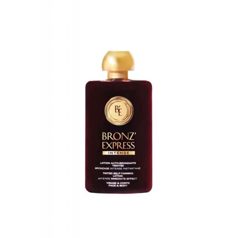 BRONZ EXPRESS Face and Body Tinted Self-Tanning Lotion - Intense